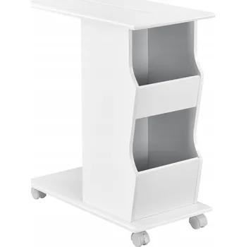 Konferenční stolek Stolek PremiumXL obdélníkový 36,8 x 10,5 x 62,5 cm bílý