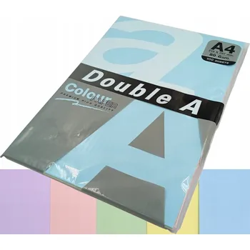 Barevný papír Kancelářský papír Double A formát A4 80g 100 listů