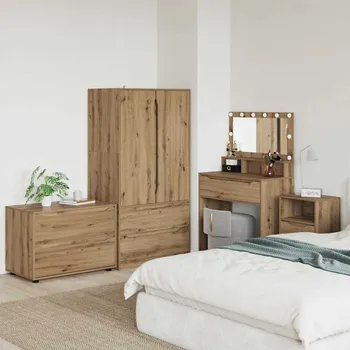 Příborník do zásuvky vidaXL Úložná skříňka Artisanový dub 80 x 48 x 57 cm kompozitní dřevo [888826]