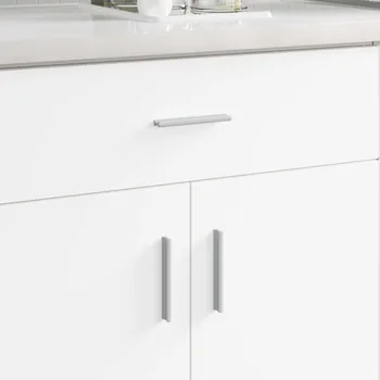 Nábytkové kování vidaXL Rukojeť 828 pcs Stříbrná 105.7 x 7.4 x 15.5 mm Hliník [864685]