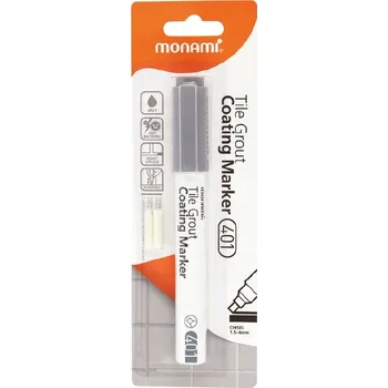 Dekorativní permanentní fix / marker na renovace, šedý Monami 1 ks