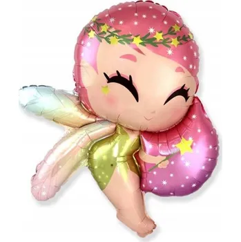 Balónek Foliový balónek Flexmetal víla 91 x 80 cm