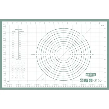 Podložka na pečení Silikonová válecí podložka s měřítkem 60x40 cm – BrandNewCake