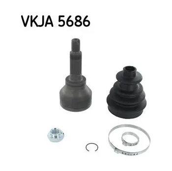 Hřídel nápravy Sada kloubů, hnací hřídel SKF VKJA 5686