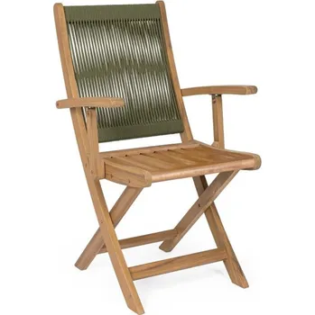 BIZZOTTO Skládací zahradní židle DANUBIO zelená 0806992