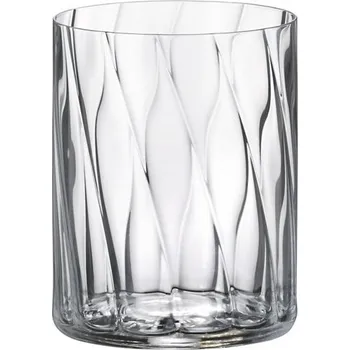 Sklenice BOHEMIA ROYAL CRYSTAL Sada sklenic na vodu Anita Spirale 390 ml 6 ks