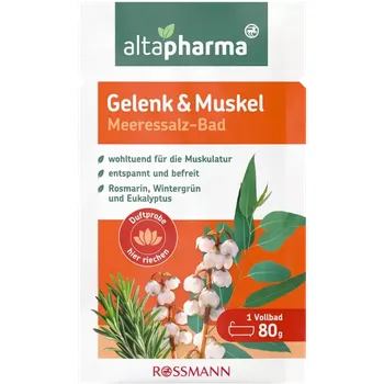 Koupelová sůl altapharma Mořská sůl do koupele na klouby a svaly 80 g