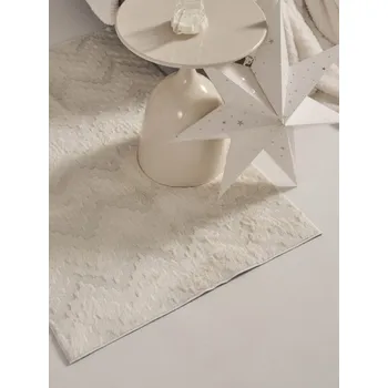 Koberec Sinsay - Měkký koberec s vyřezávaným vzorem - krémová - 299GR-01X - 299GR-01X-ONE