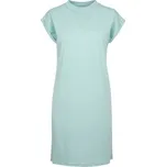 BY 101 tričkové šaty se stojáčkem dámské 5XL Blue mint