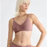 Podprsenka Go Daily Coton ze strečové bavlny, bez kostic čokoládová S