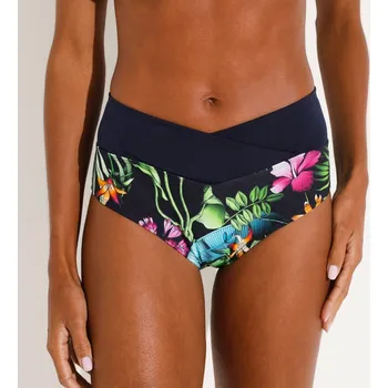 Kalhotky Plavkové kalhotky s vysokým pasem Banna nám. modrá/vícebarevná 42