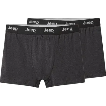 Sada pánského spodního prádla pánské boxerky JEEP - DARK GREY/BLACK - 2 ks - L (Jeep 2 Pack Boxers Mens)