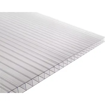 Průsvitná krytina Polykarbonátová deska Guttagliss DUAL BOX 8 mm - čirá DUAL 8 mm čirá 2000 x 2100