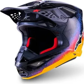 Motodoplněk Přilba SUPERTECH S-M10 limitovaná edice BLACK HOLE, ALPINESTARS (černá/multicolor) 2026 L (obvod 59 - 60 cm)