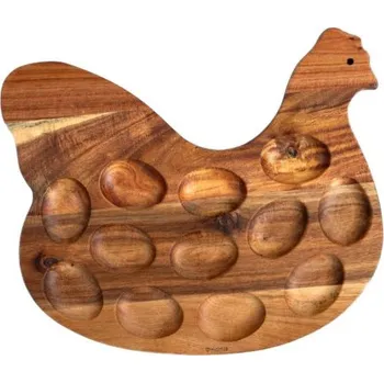 Tác na vejce | MOOKA | na vejce ve tvaru slepice | 33x26 cm | 738296