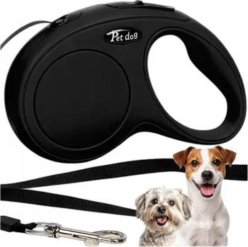 Vodítko pro psa VODÍTKO PRO PSA KOČKU FLEXI 3 M, ROLOVACÍ, SILNÉ, S ARETACÍ AŽ 15 KG