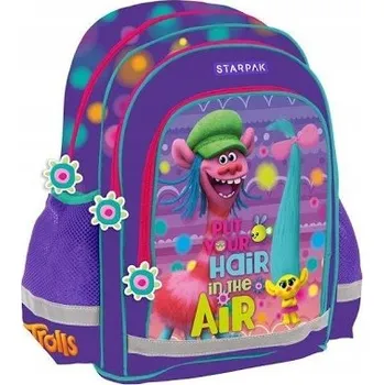 Školní batoh Školní batoh Trolls Starpak s více přihrádkami fialový 1 l