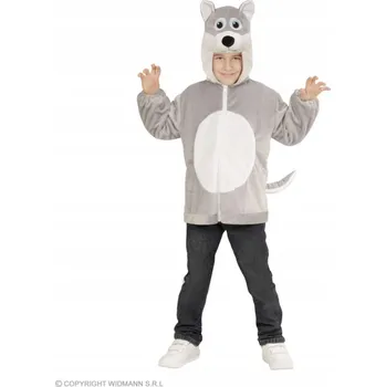 Karnevalový kostým Kostým mikina vlk vlček zvířátko 98