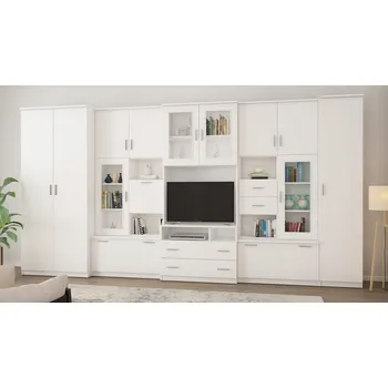 Obývací stěna Nábytek do obývacího pokoje eMeblast bílý