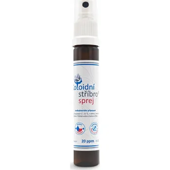 Koloidní Stříbro sro Koloidní Stříbro ve spreji 25 ml - 20 ppm, Stříbro stříbro sro