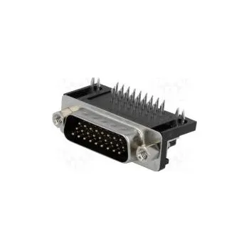Elektrická zásuvka D-Sub HD PIN 26 zásuvka vidlice Zajištění šroubky úhlové 90°