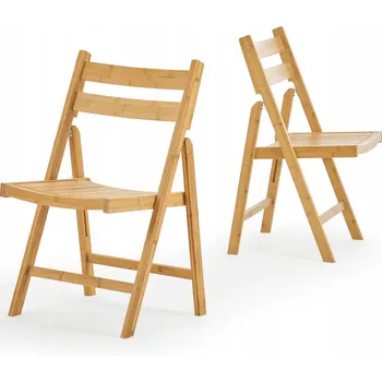 Skládací bambusová židle do obýváku, na terasu - sada Gran