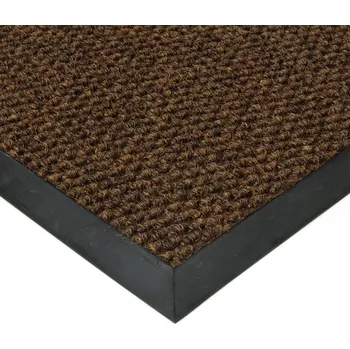 Rohožka Hnědá textilní zátěžová vstupní rohož FLOMA Fiona - délka 50 cm, šířka 80 cm, výška 1,1 cm - 77225501