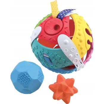 Hračka pro nejmenší Playgo Vkládačka koule pro nejmenší, 15cm, 2 měkké míčky, otočný mechanismu