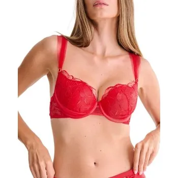 Podprsenka Dámská luxusní podprsenka Lisca Miracle 10392 červená 75D