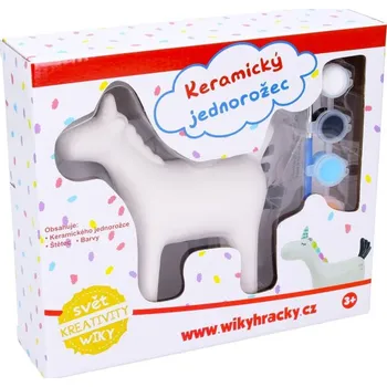 kreativní sada Kreativní set - Jednorožec keramický