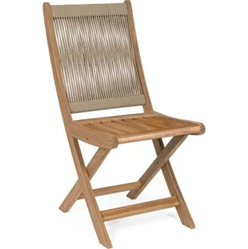 BIZZOTTO Skládací zahradní židle DANUBIO taupe 0806987