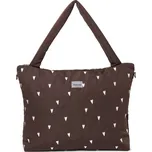 Studio Noos Puffy Diaper Bag Přebalovací taška Brown Hearts