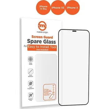Mobile Origin Orange Screen Guard náhradní 2,5D ochranné sklo iPhone 11 Pro/XS/X