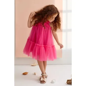 Dívčí šaty Dívčí šaty Abel&Lula 5036.4.Mini.PPY2 růžová 42X, vel. 152