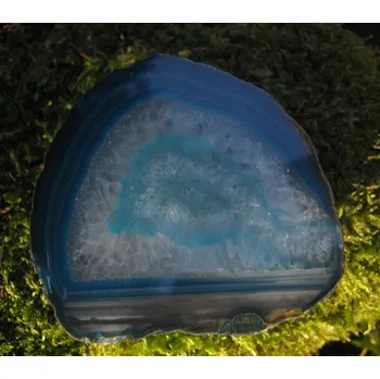 Achát - pecka půlená vyplněná křišťálem_1