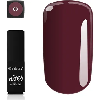 Lak na nehty Hybridní lak Flexy 83 4,5g burgundský na nehty bez TPO, UV vytvrzovací