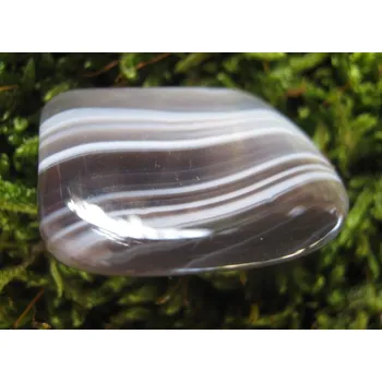 Achát pruhovaný - tromlovaný kámen 4cm