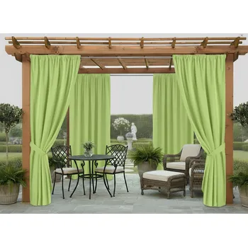 Pergola Venkovní zahradní závěs s tunýlkem JAMAICA color 20 pistaciová, různé rozměry (cena za 1 kus) + dárek úvaz MyBestHome Rozměr: 155x200 cm