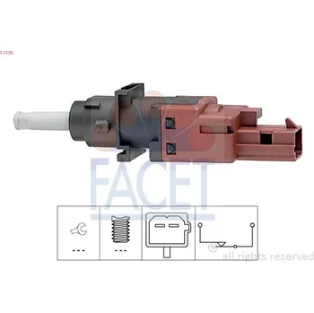 Spínač, ovládání spojky (GRA) FACET 7.1170