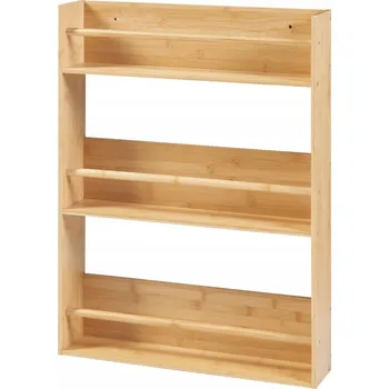 police Nástěnná police Hareid 80x60x12 cm bambus