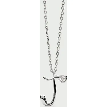Náhrdelník PDPAOLA Stříbrný náhrdelník s iniciálem J
