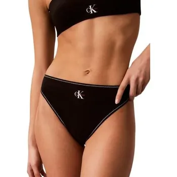 Dámské oblečení Dámské plavky Calvin Klein Q61147 BIKINI černá S