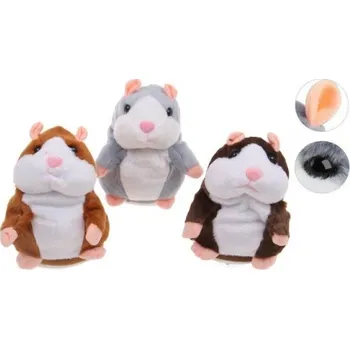 Hračka pro nejmenší Interaktivní křeček, šedá