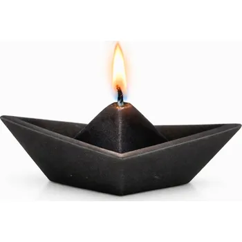 Svíčka Svíčkománie3D Plovoucí loď 1  Černá