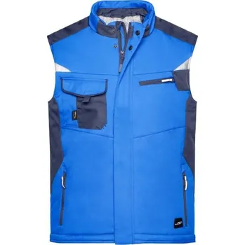 montérky JN 825 zimní softshellová vesta pánská 6XL royal/navy