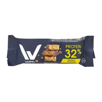 WellMix Proteinová tyčinka v čokoládě s příchutí banánu 35 g