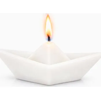 Svíčka Svíčkománie3D Plovoucí loď 1 ks Bílá