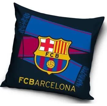 Povlak na polštářek Velurový povlak na polštářek FC Barcelona Lazo