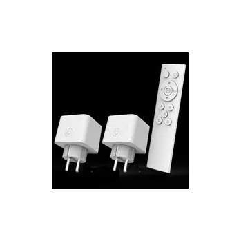 Elektrická zásuvka TRUST Smart WiFi zásuvka - SET - STARTER PACK - 2x zásuvka a ovladač