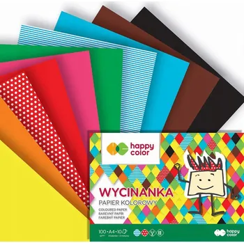 Barevný papír Barevný papír A4 Happy Color 10 listů 100 g/m2